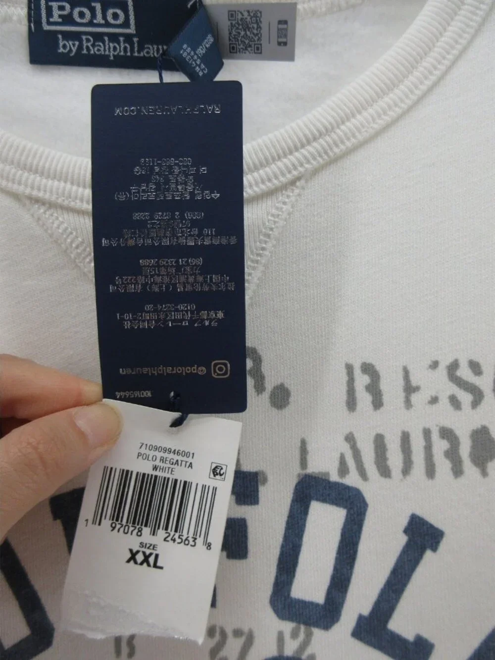 Polo Ralph Lauren Sweatshirt XXL Norfolk Marine Academy Anchor Graphic